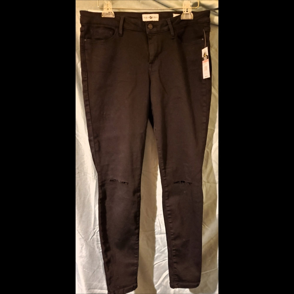 Black Daisy Billie Jeggings- Black- Size 13/31